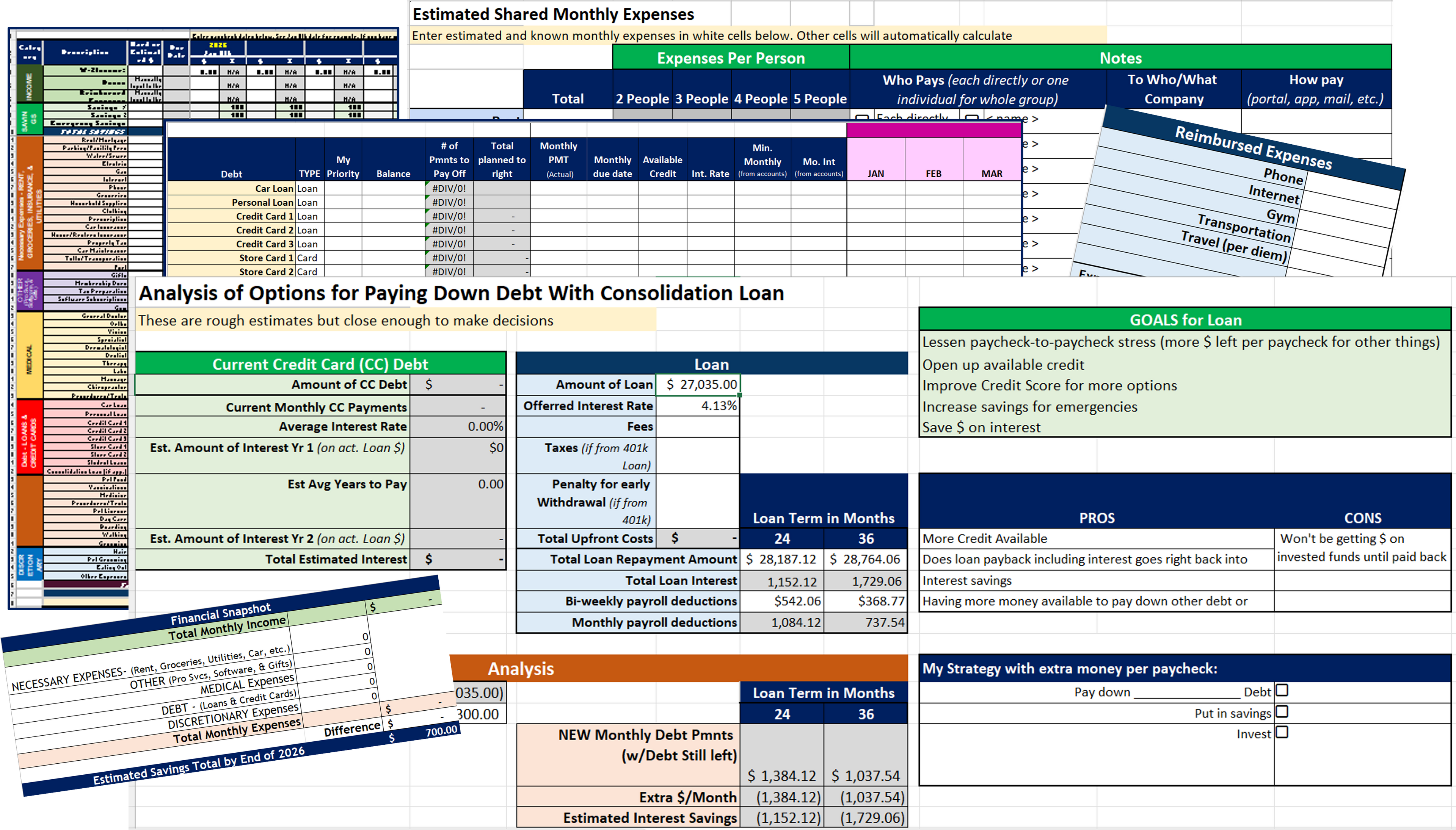 Budget & Bill Pay Tracker (Full Version)